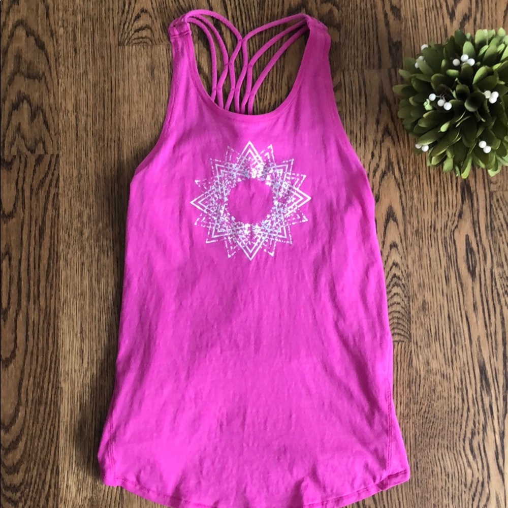 💓Ivivva by Lululemon pink tank top💓